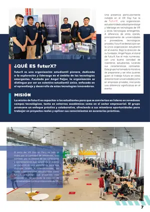 Página 7, ¿Qué es futurX? y la misión