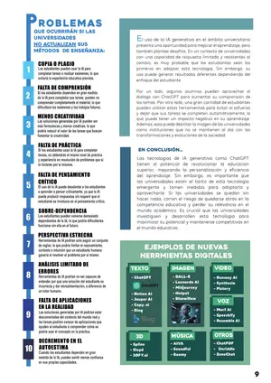 Página 9, Problemas que ocurrirán si las universidades no actualizan