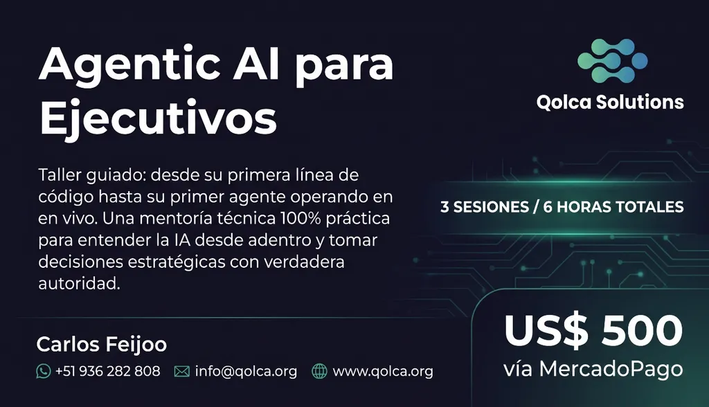 Pieza del curso Agentic AI para Ejecutivos, de Qolca Solutions